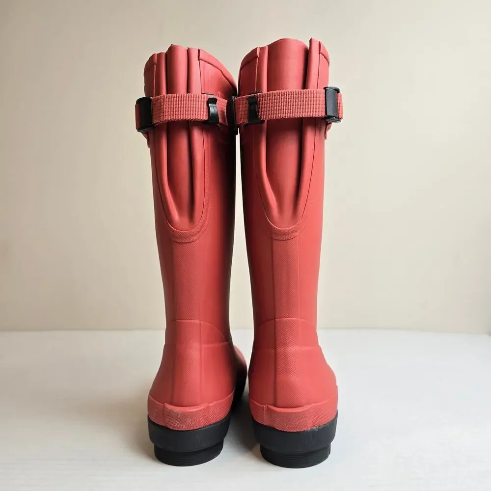 Bogs Amanda II Tall Rain Boots Womens Size 6 Ember Red
